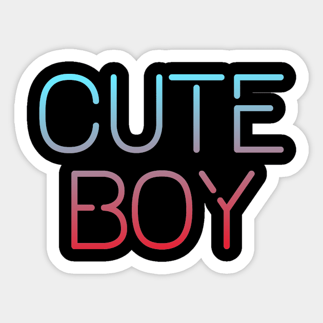 Cute boy Sticker by MiniGuardian